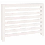 Construction de radiotorom vidaxl 108.5x19x84 cm Pine solide blanc