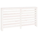 Vidaxl Radiatorom Construction 153x19x84 cm Pino solido bianco