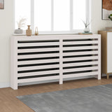 Construction de radiatorom vidaxl 169x19x84 cm en pin massif blanc