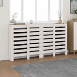 Vidaxl Radiatorom Construction 210x21x85 cm Bianco di pino solido