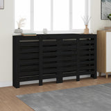 Vidaxl Radiatorom Construction 210x21x85 cm Pinna solido nero