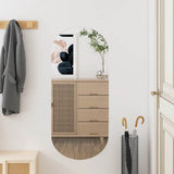 VidaXL Wandspiegel 35x80 cm ovales Glas