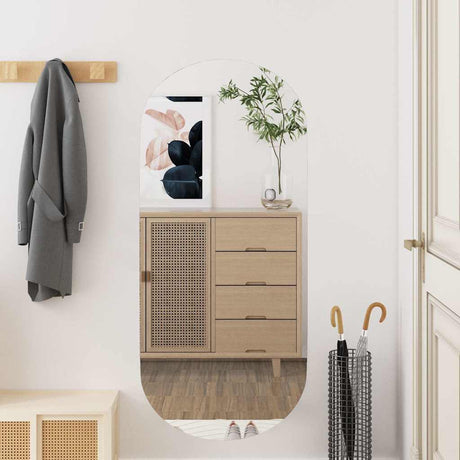 VidaXL Wandspiegel 40x90 cm ovales Glas