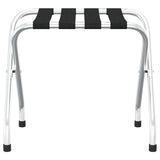VIDAXL -Gepäckträger 56x40x49 cm Schwarz und Silber