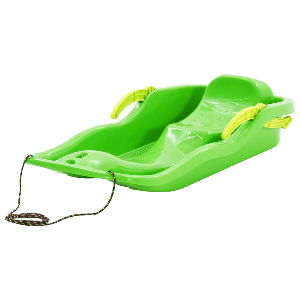 Vidaxx Schlitten mit Bremsen 87x40x18 cm Polypropylen grün