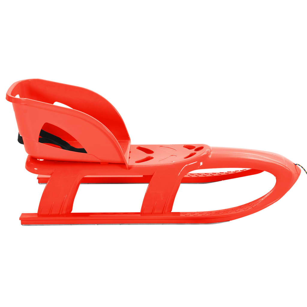 Vidaxl Slee with seat 102.5x40x23 cm Polypropene red