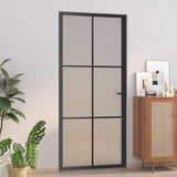 Vidaxl inner door 93x201.5 cm Matt glass and aluminum black