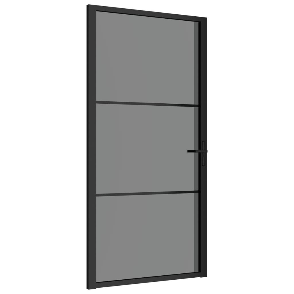 Vidaxl inner door 102.5x201.5 cm ESG glass and aluminum black