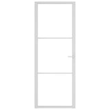 Vidaxl inner door 76x201.5 cm ESG glass and aluminum white