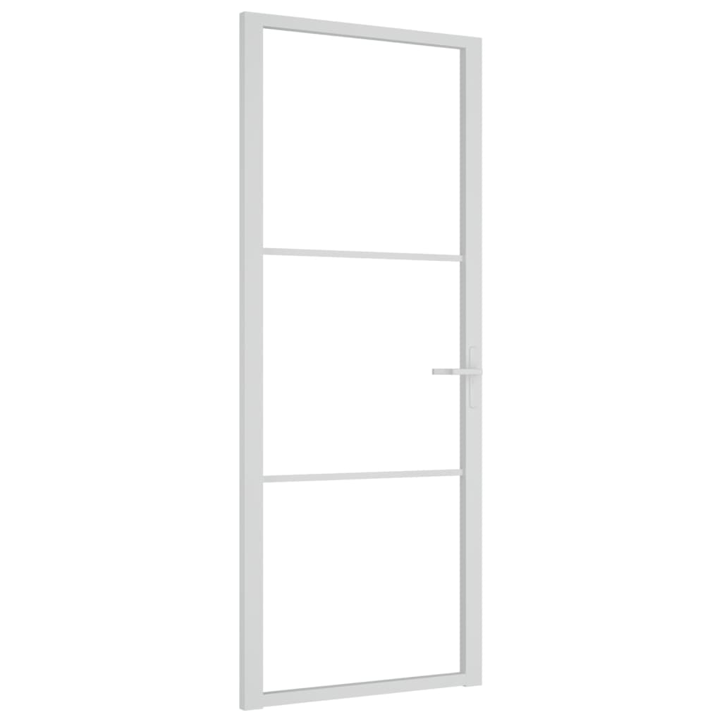 Vidaxl inner door 83x201.5 cm ESG glass and aluminum white