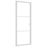 Vidaxl inner door 83x201.5 cm ESG glass and aluminum white