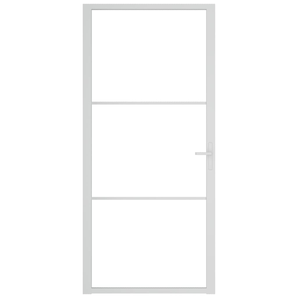 Vidaxl inner door 93x201.5 cm ESG glass and aluminum white