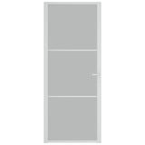 Vidaxl inner door 83x201.5 cm Matt glass and aluminum white