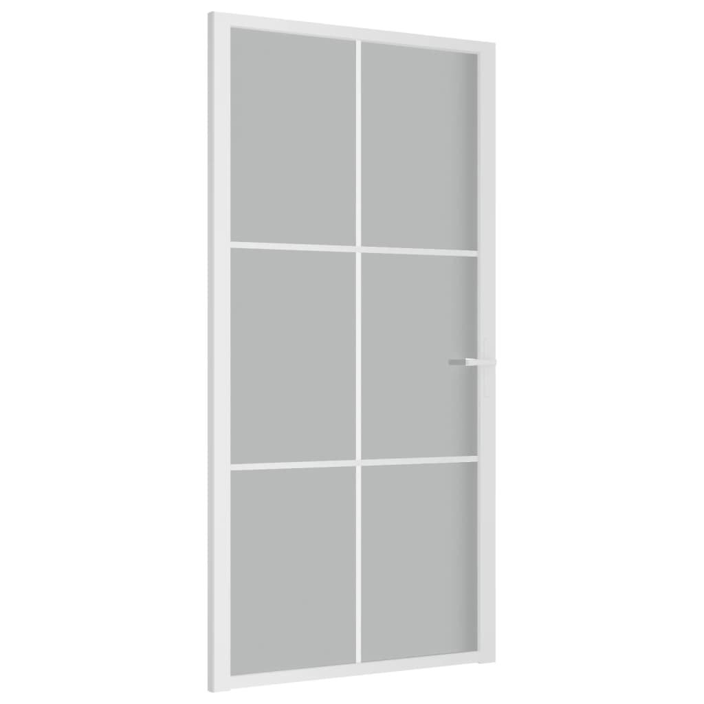 Vidaxl inner door 102.5x201.5 cm Matt glass and aluminum white