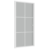 Vidaxl inner door 102.5x201.5 cm Matt glass and aluminum white