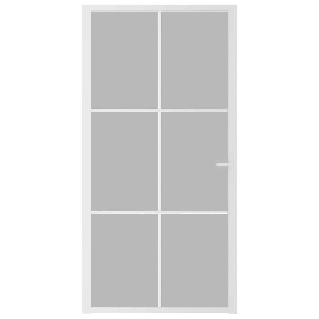 Vidaxl inner door 102.5x201.5 cm Matt glass and aluminum white