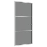 Vidaxl inner door 102.5x201.5 cm ESG glass and aluminum white