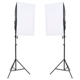 Vidaxl Photo Studio Set med let sæt, baggrundsskærm og reflektor