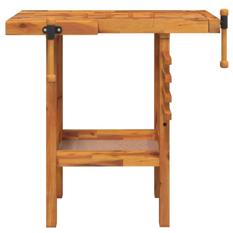 Vidaxl Workbench mit Bankschrauben 92x48x83 cm fester Akaziahout