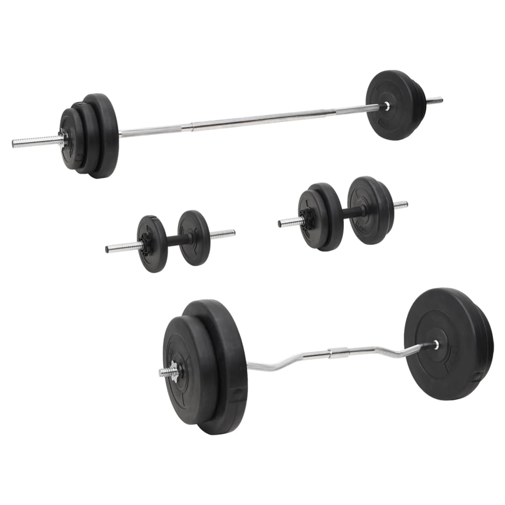 Vidaxl Halter Set s váhami 90 kg