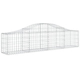 Vidaxl Schans baskets 15 st vaulted 200x30x40 60 cm galvanized iron