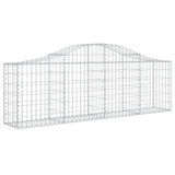 Vidaxl Schans Baskets 2 ST Krandoval 200x30x60 80 cm galvanizované železo