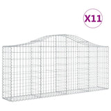 Vidaxl Schainen Kuerf 11 St Vaulted 200x30x80 100 cm Eisen