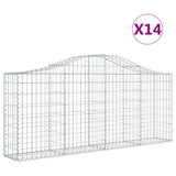 Vidaxl Schlag Kuerf 14 St Vaulted 200x30X80 100 cm Eisen