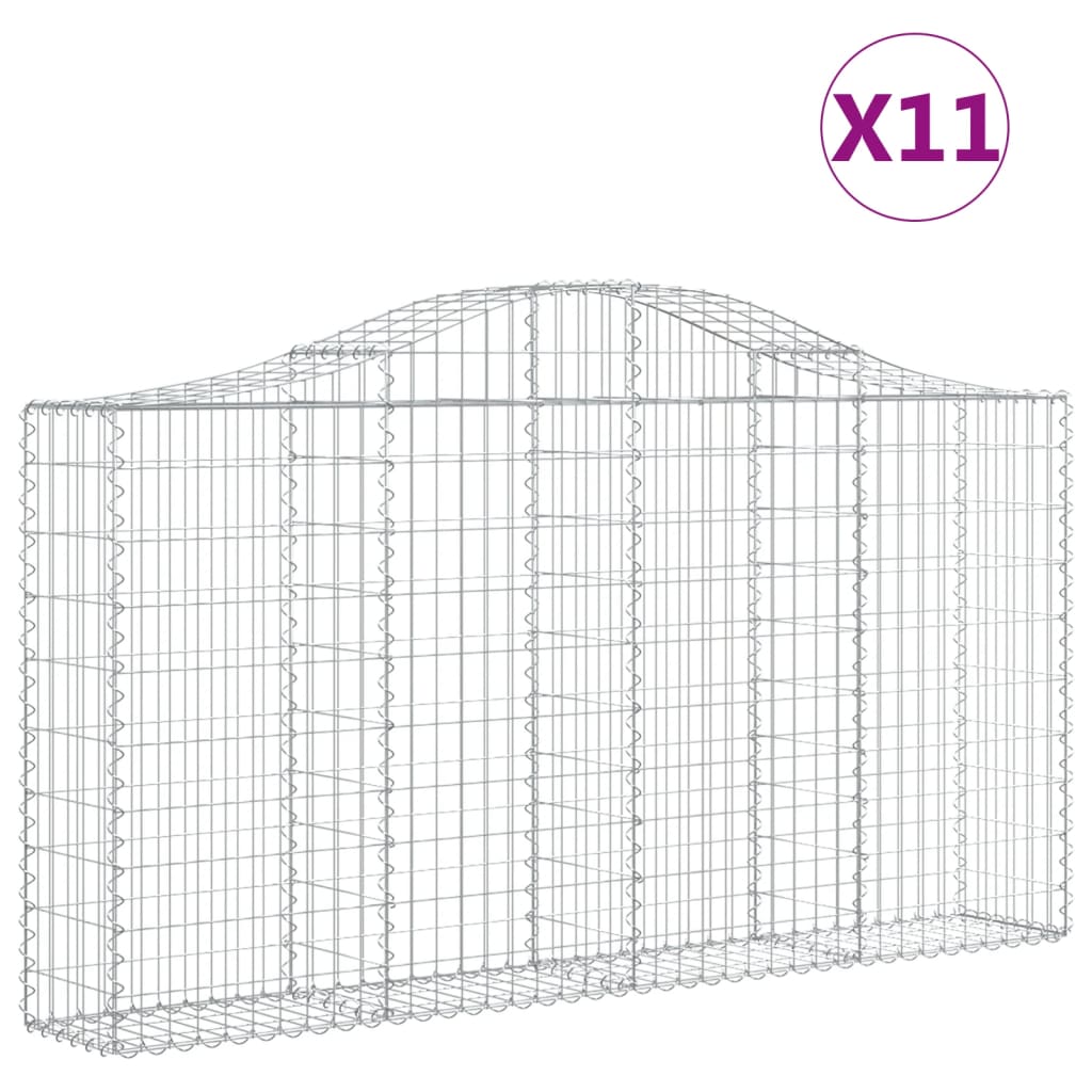 Vidaxl Schiags Kuerf 11 St Vaulted 200x30X100 120 cm Eisen