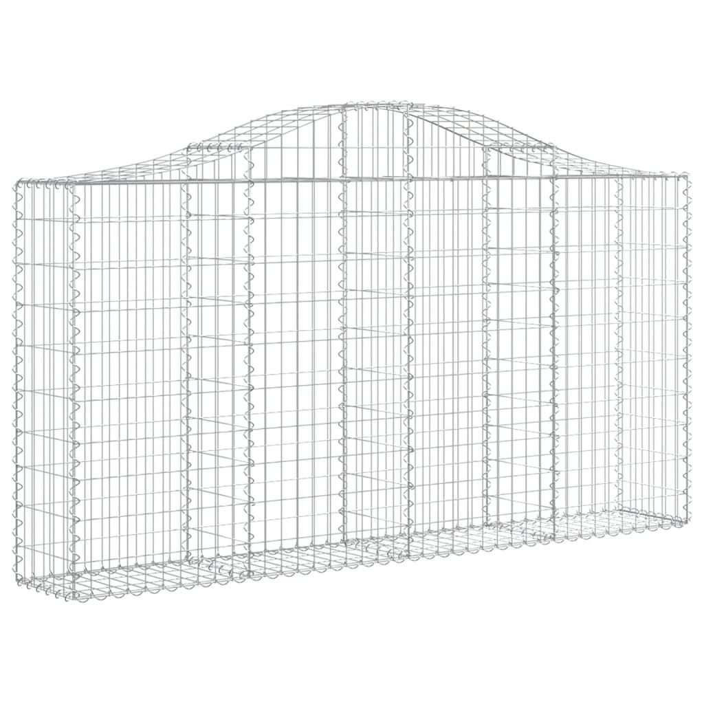 Vidaxl Schans baskets 11 st vaulted 200x30x100 120 cm iron