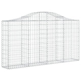 VidaXL Schans baskets 12 st vaulted 200x30x100 120 cm iron