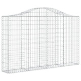 Vidaxl Schans baskets 8 st vaulted 200x30x120 140 cm iron