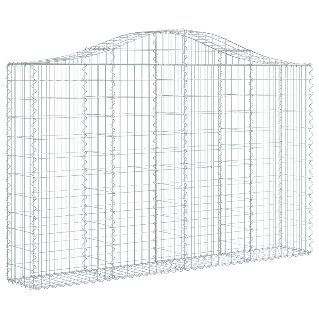 VidaXL Schans baskets 11 st vaulted 200x30x120 140 cm iron