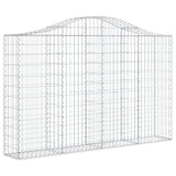 VidaXL Schans baskets 11 st vaulted 200x30x120 140 cm iron