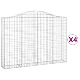 Vidaxl Schans Pankets 4 St Vaulted 200x30x140 160 cm fer