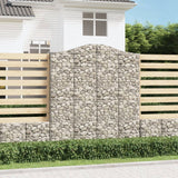 Vidaxl Schans Körbe 2 ST Gewölbe 200x30x220 240 cm Eisen