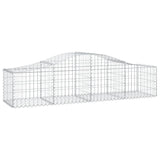 VidaXL Schans baskets 13 st vaulted 200x50x40 60 cm galvanized iron