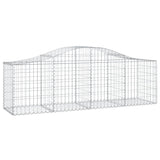 Cestas Vidaxl Schans 10 st 200x50x60 80 cm de hierro galvanizado