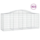 Cestas Vidaxl Schans 15 st 200x50x80 100 cm de hierro