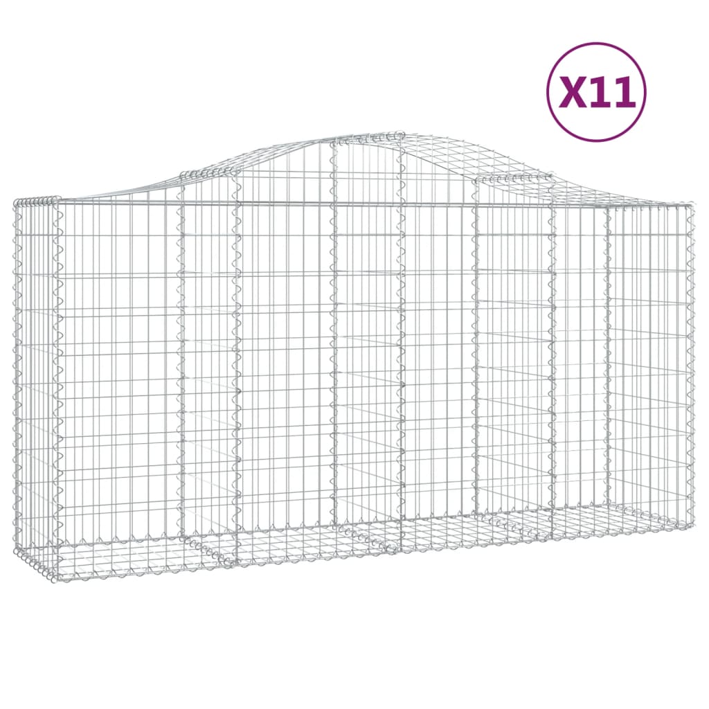 Vidaxl Schainen Kuerf 11 St Vaulted 200x50x100 120 cm Eisen