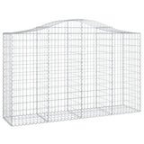 VidaXL Schans baskets 9 st vaulted 200x50x120 140 cm iron