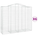 Vidaxl Schans Baskets 6 St Vaulted 200x50x160 180 cm jern