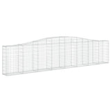 VidaXL Schans baskets 4 st vaulted 400x30x80 100 cm iron