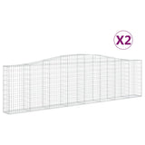 Vidaxl Schans Cesti 2 a volta 400x30x100 120 cm