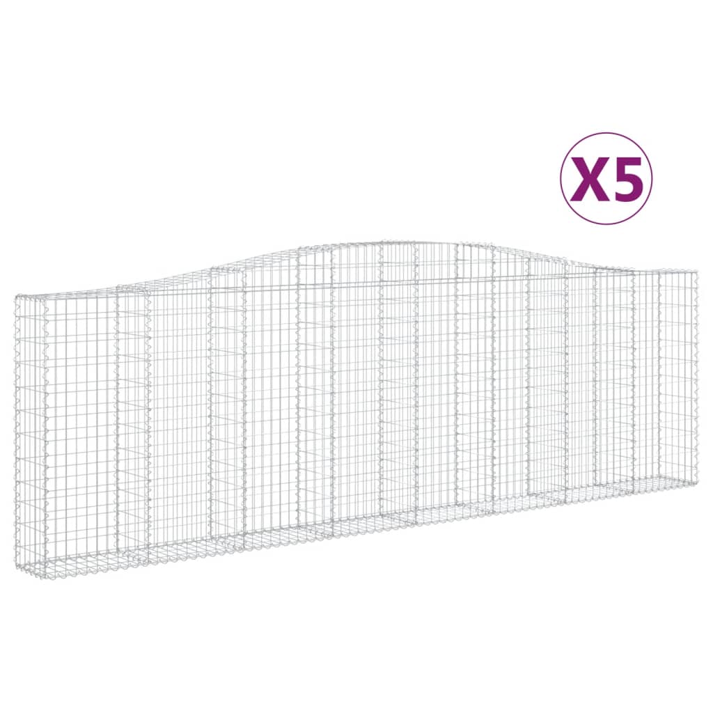 Vidaxl Schhans Kuerf 5 St Vaulted 400x30X120 140 cm Eisen