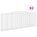 Vidaxl Schans Pankets 2 St Vaulted 400x30x140 160 cm fer