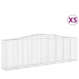 Cestas Vidaxl Schans 5 st 400x50x120 140 cm de hierro