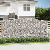 Cestas Vidaxl schans 4 st 400x50x180 200 cm de hierro