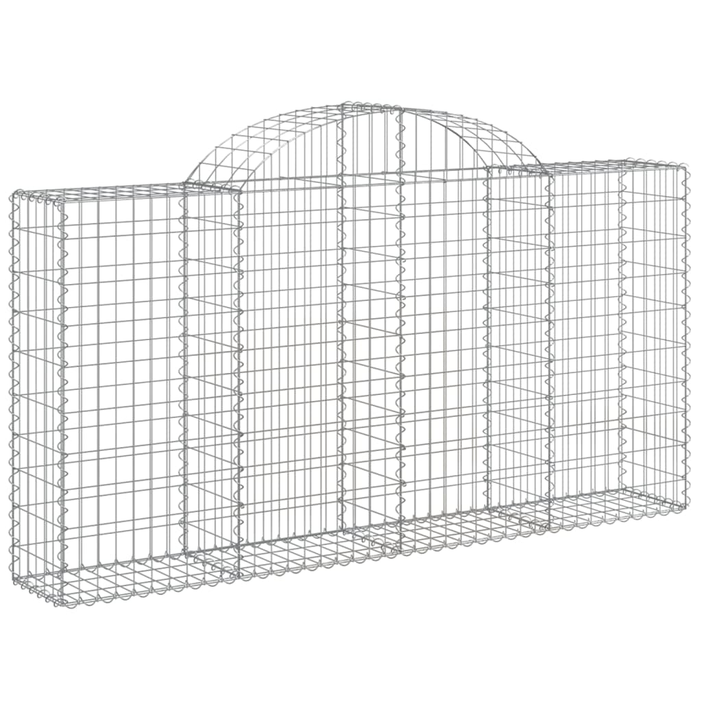 VidaXL Schans baskets 10 st vaulted 200x30x100 120 cm iron