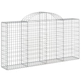 VidaXL Schans baskets 10 st vaulted 200x30x100 120 cm iron